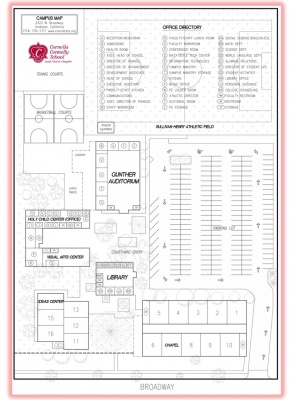 Connelly campus map